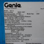 Genie Electric Scissor Lift GR-15