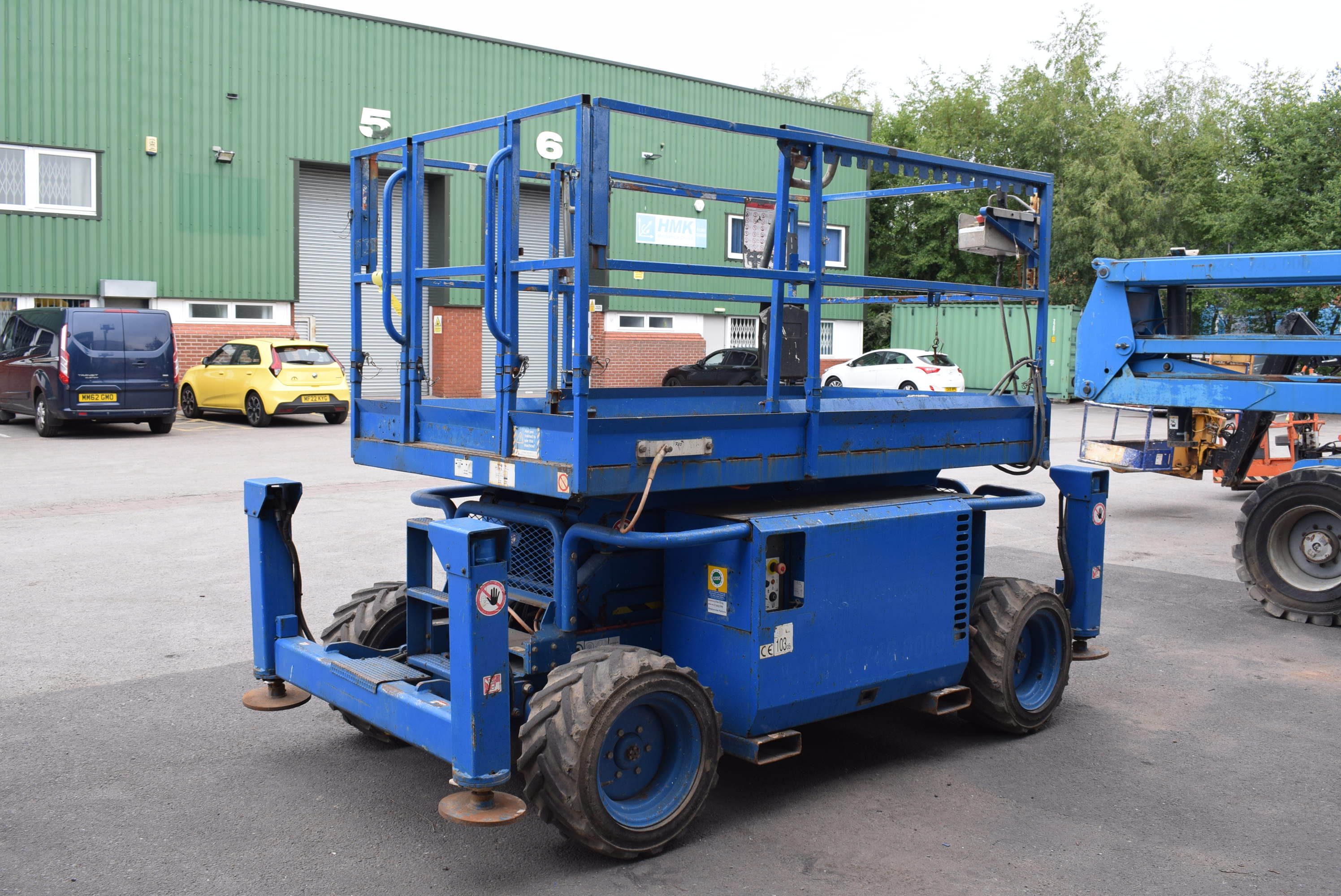 2012 Skyjack 6826RT Rough Terrain Diesel Scissor Lift 9.75m