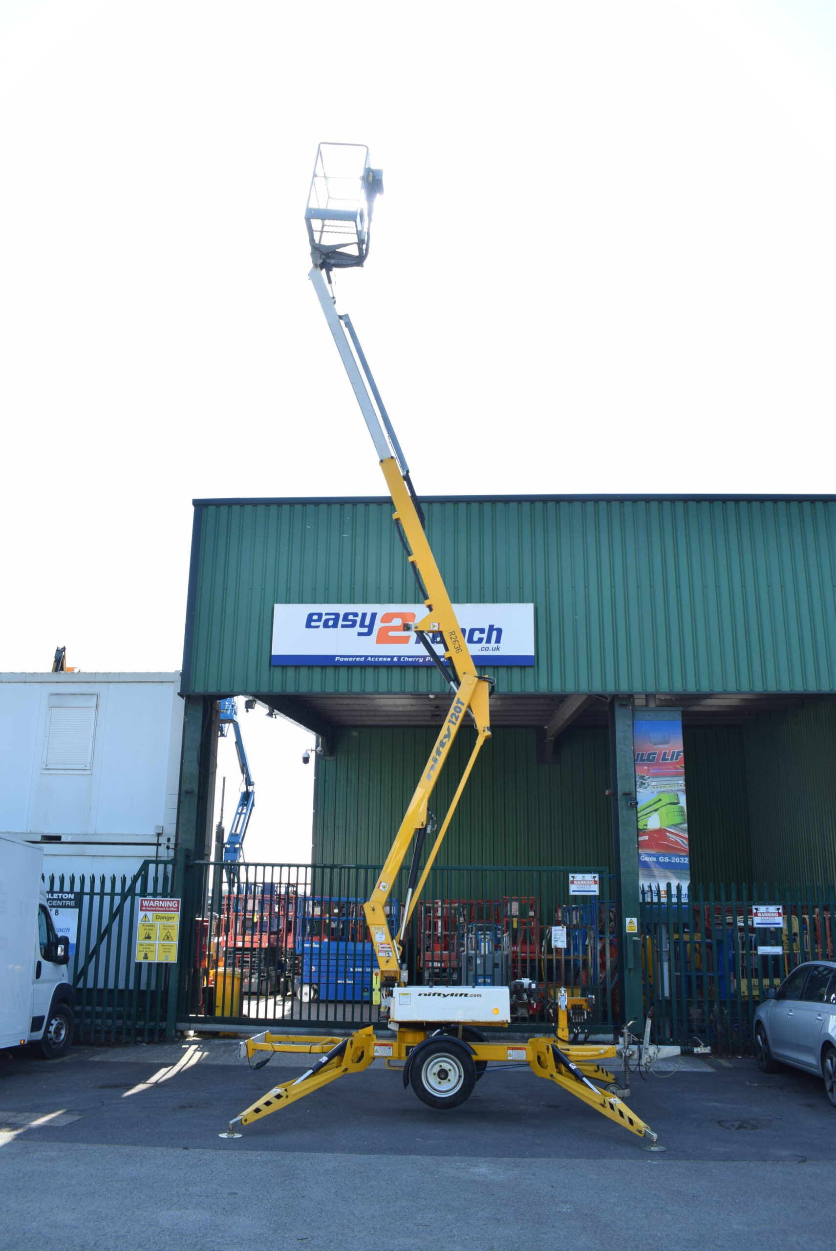 2017 Niftylift 120TPE Petrol Electric Trailermounted Lift 12m