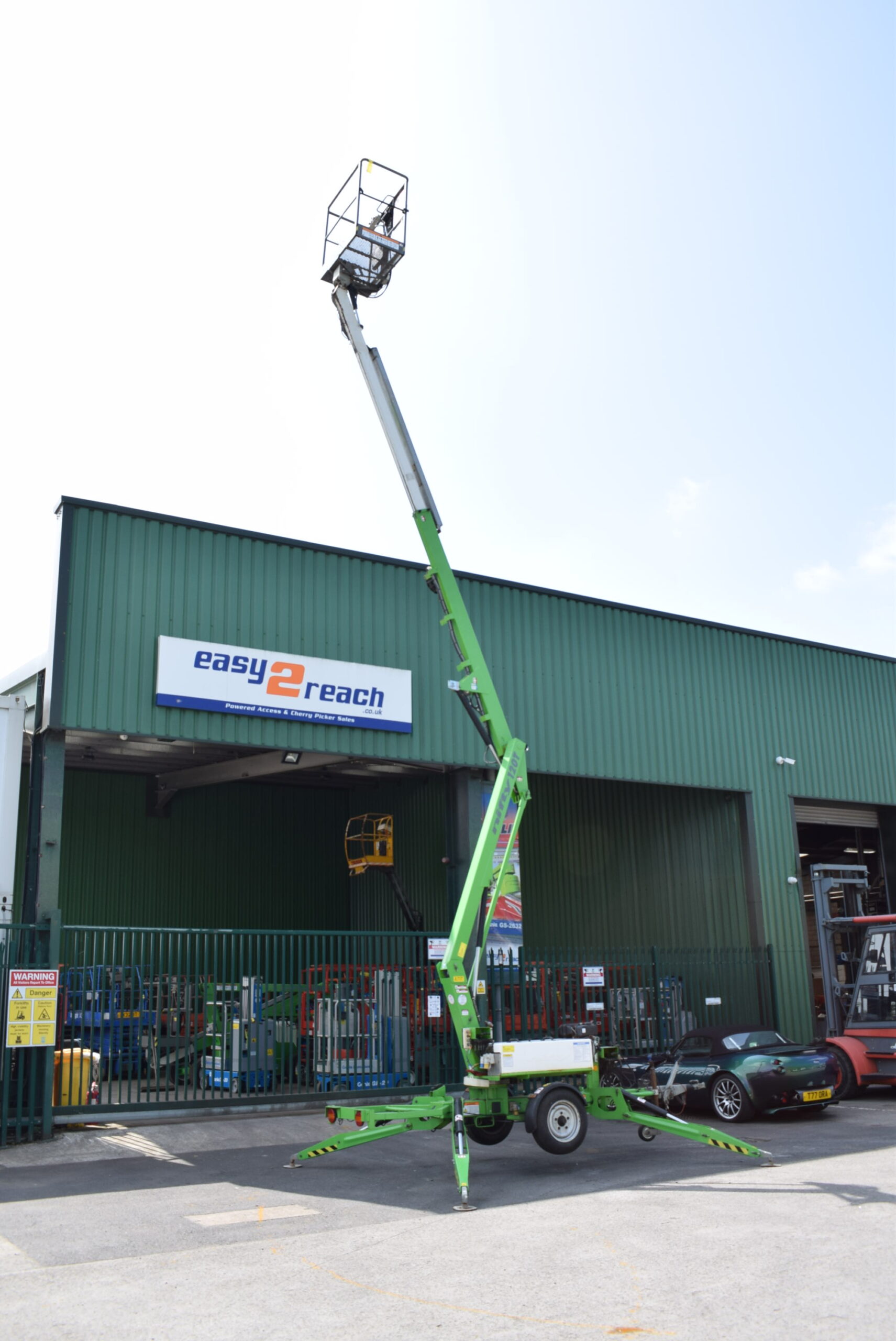 2012 Niftylift 120TDE Diesel Electric Trailermount Lift 12m