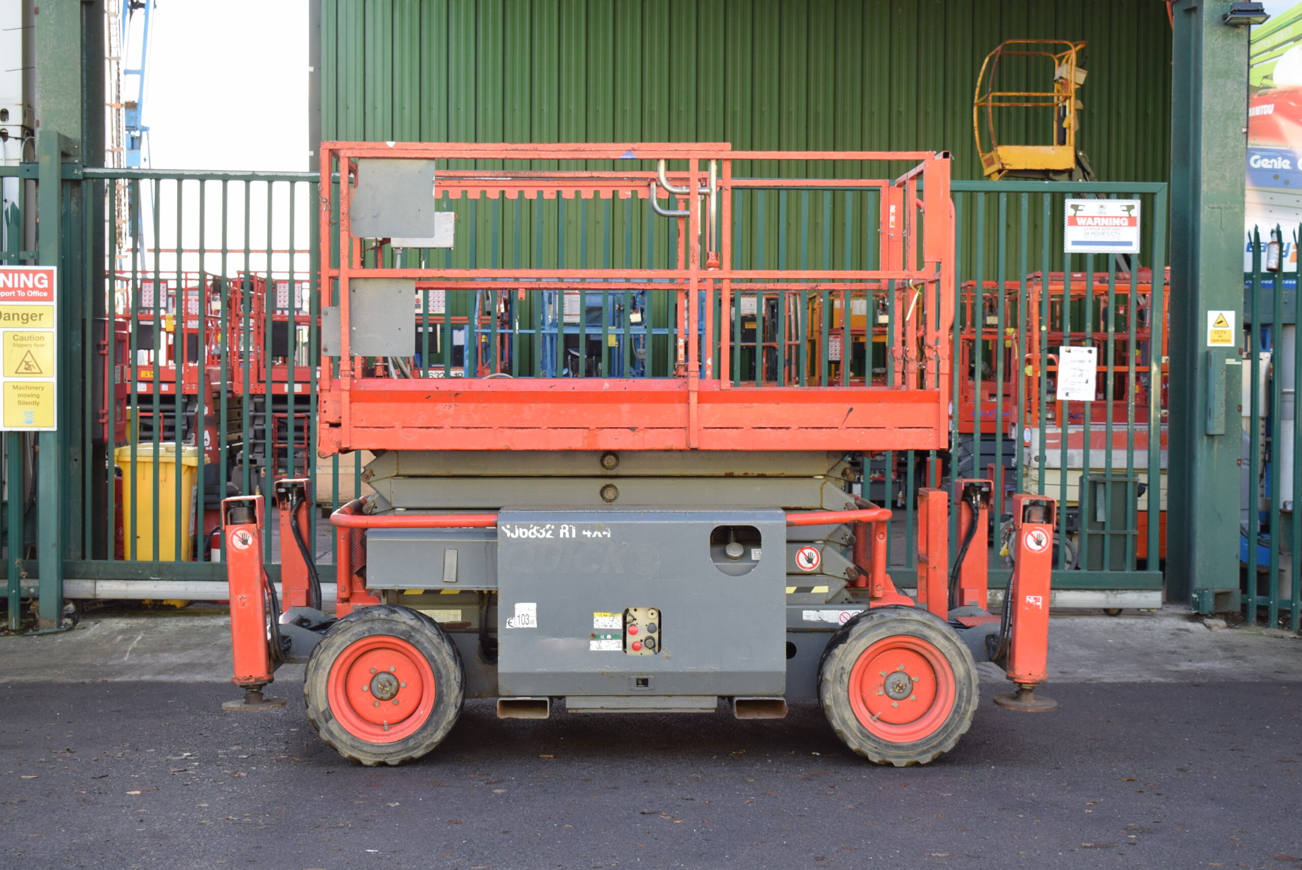 2016 Skyjack 6832RT Rough Terrain Diesel Scissor Lift 11.75m