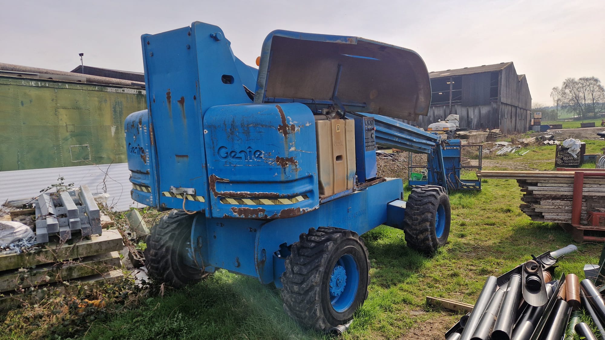 2000 Genie S65 Diesel 4WD Rough Terrain Telescopic Boom Lift 21.8m