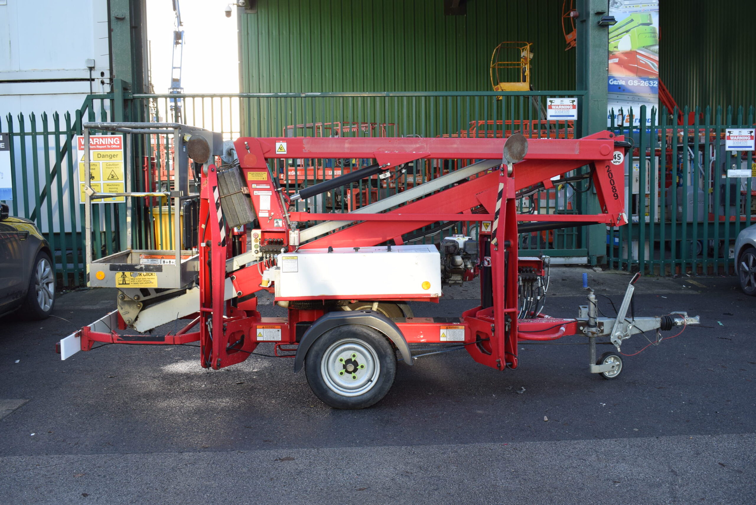 2014 Niftylift 120TPE Bi-Energy Trailermount Access Platform 12m